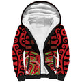 Custom Aotearoa Ngati Maru Sherpa Hoodie New Zealand Traditional Maori Pattern