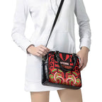 Aotearoa Ngati Maru Shoulder Handbag New Zealand Traditional Maori Pattern