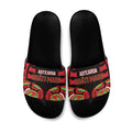 Aotearoa Ngati Maru Slide Sandals New Zealand Traditional Maori Pattern