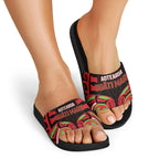Aotearoa Ngati Maru Slide Sandals New Zealand Traditional Maori Pattern