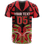 Custom Aotearoa Ngati Maru T Shirt New Zealand Traditional Maori Pattern