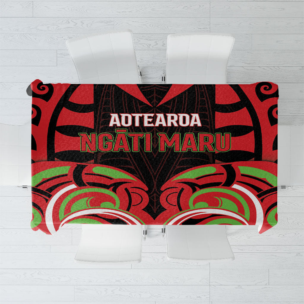 Aotearoa Ngati Maru Tablecloth New Zealand Traditional Maori Pattern
