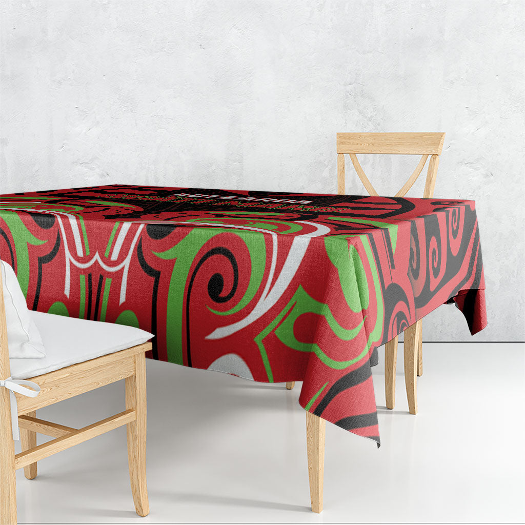 Aotearoa Ngati Maru Tablecloth New Zealand Traditional Maori Pattern