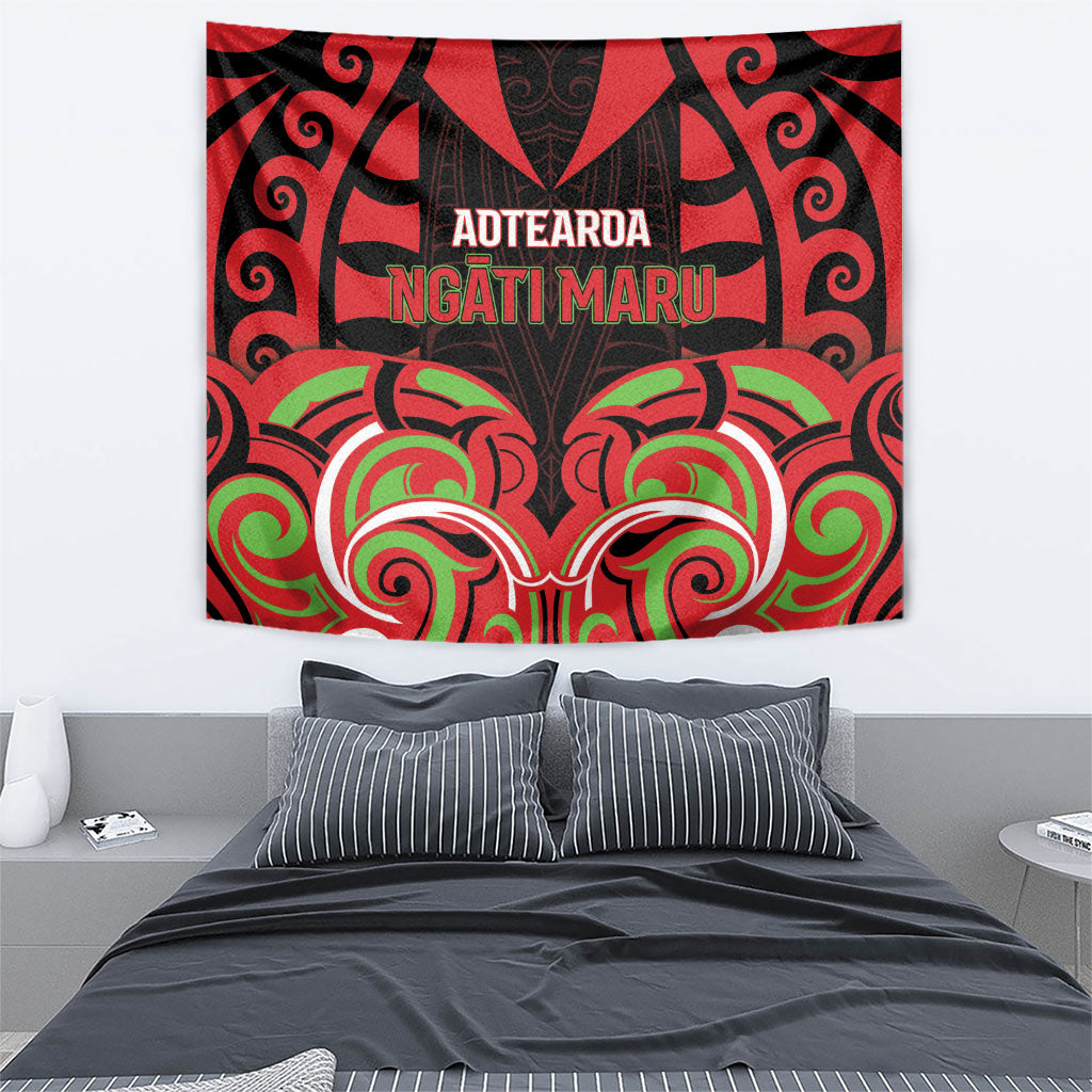 Aotearoa Ngati Maru Tapestry New Zealand Traditional Maori Pattern