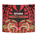 Aotearoa Ngati Maru Tapestry New Zealand Traditional Maori Pattern