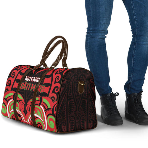 Aotearoa Ngati Maru Travel Bag New Zealand Traditional Maori Pattern