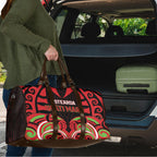 Aotearoa Ngati Maru Travel Bag New Zealand Traditional Maori Pattern