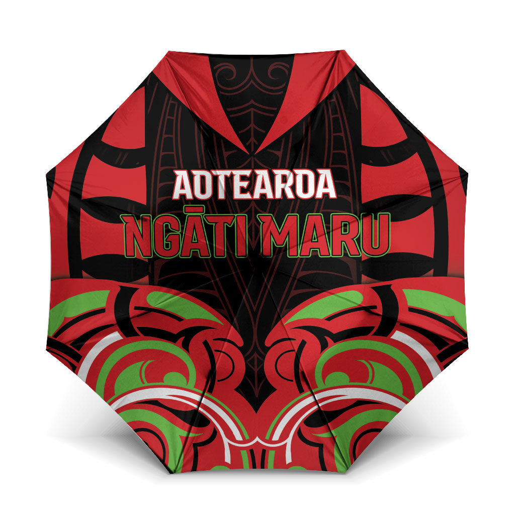 Aotearoa Ngati Maru Umbrella New Zealand Traditional Maori Pattern