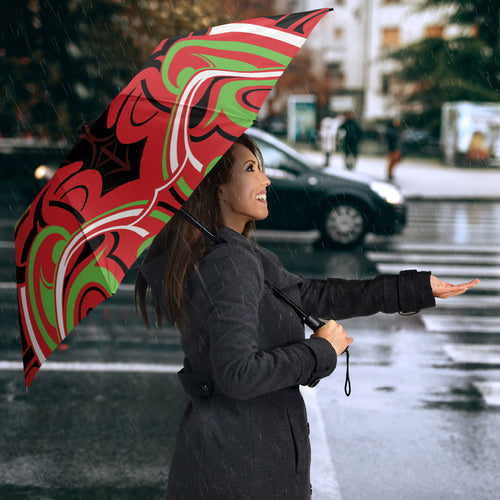 Aotearoa Ngati Maru Umbrella New Zealand Traditional Maori Pattern