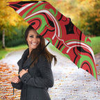 Aotearoa Ngati Maru Umbrella New Zealand Traditional Maori Pattern
