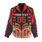 Custom Aotearoa Ngati Maru Women Casual Shirt New Zealand Traditional Maori Pattern