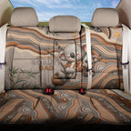 Australia Father's Day Back Car Seat Cover Koality Dad Fishing Aboriginal Dot Art