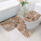 Australia Father's Day Bathroom Set Koality Dad Fishing Aboriginal Dot Art