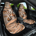 Australia Father's Day Car Seat Cover Koality Dad Fishing Aboriginal Dot Art