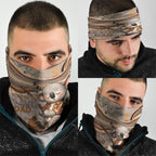 Australia Father's Day Neck Gaiter Koality Dad Fishing Aboriginal Dot Art