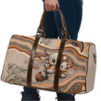 Australia Father's Day Travel Bag Koality Dad Fishing Aboriginal Dot Art