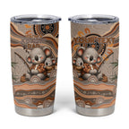 Personalised Australia Father's Day Tumbler Cup Koality Dad Fishing Aboriginal Dot Art
