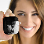 Personalised New Zealand Father's Day AirPods Case Papa Kiwi Bird Tribal Pattern