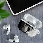 Personalised New Zealand Father's Day AirPods Case Papa Kiwi Bird Tribal Pattern