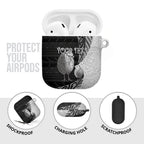 Personalised New Zealand Father's Day AirPods Case Papa Kiwi Bird Tribal Pattern