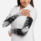 Personalised New Zealand Father's Day Arm Sleeves Papa Kiwi Bird Tribal Pattern