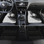 Personalised New Zealand Father's Day Car Mats Papa Kiwi Bird Tribal Pattern