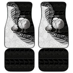 Personalised New Zealand Father's Day Car Mats Papa Kiwi Bird Tribal Pattern
