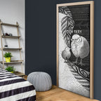 Personalised New Zealand Father's Day Door Cover Papa Kiwi Bird Tribal Pattern