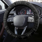New Zealand Father's Day Steering Wheel Cover Papa Kiwi Bird Tribal Pattern