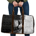 Personalised New Zealand Father's Day Travel Bag Papa Kiwi Bird Tribal Pattern