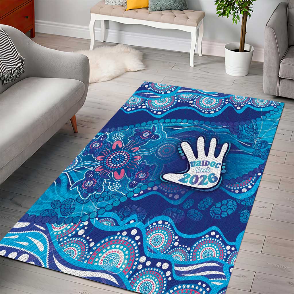 NAIDOC Week 2026 Area Rug Turtle Dream On The Waves