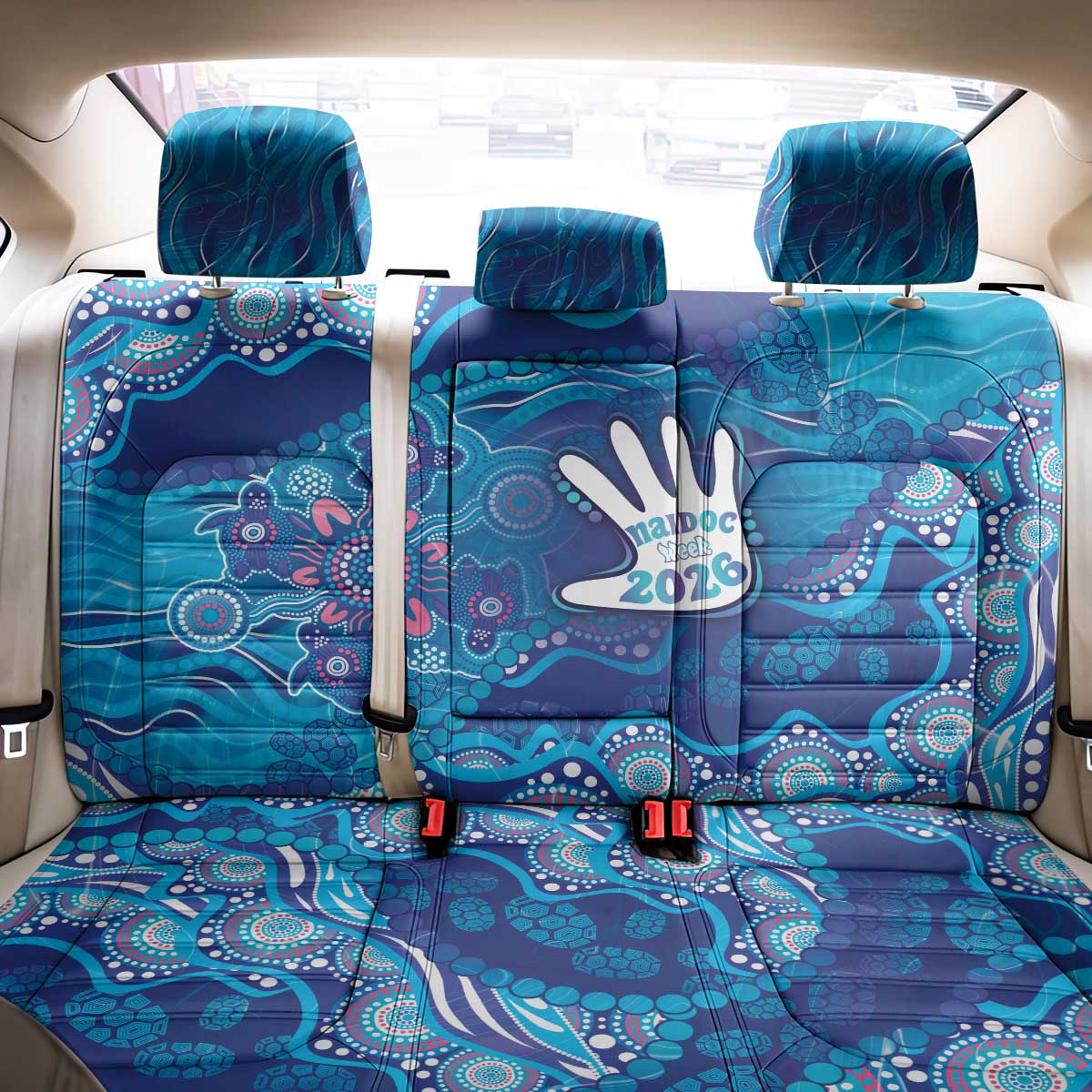 NAIDOC Week 2026 Back Car Seat Cover Turtle Dream On The Waves