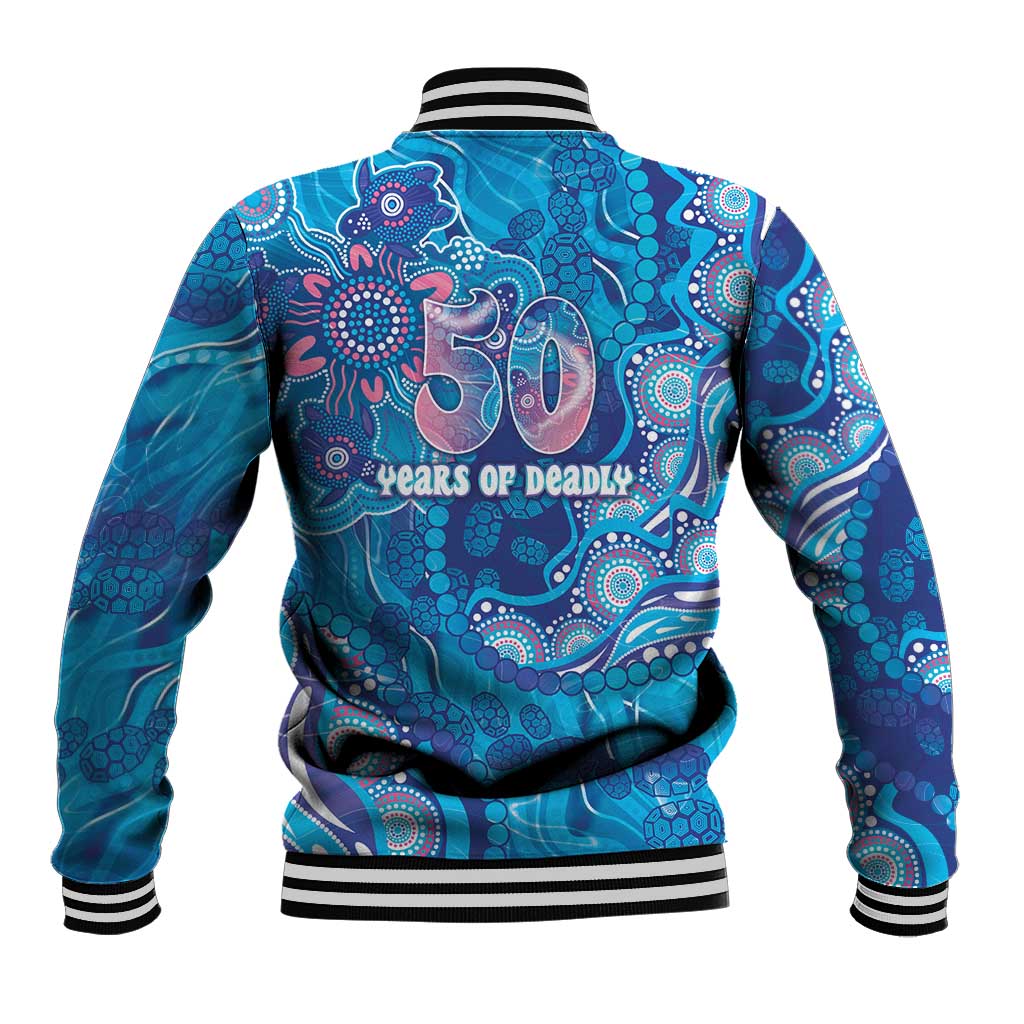NAIDOC Week 2026 Baseball Jacket Turtle Dream On The Waves