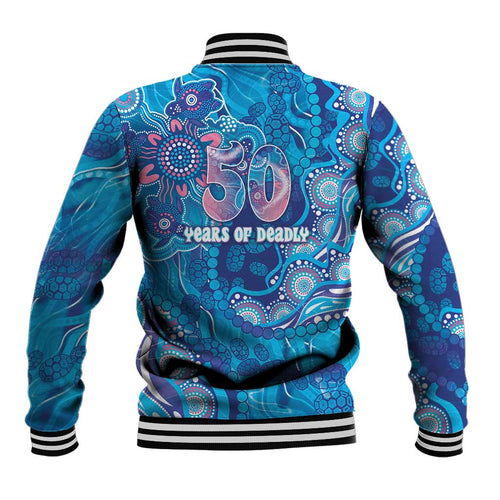 NAIDOC Week 2026 Baseball Jacket Turtle Dream On The Waves