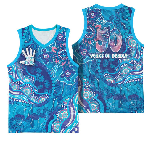 NAIDOC Week 2026 Basketball Jersey Turtle Dream On The Waves