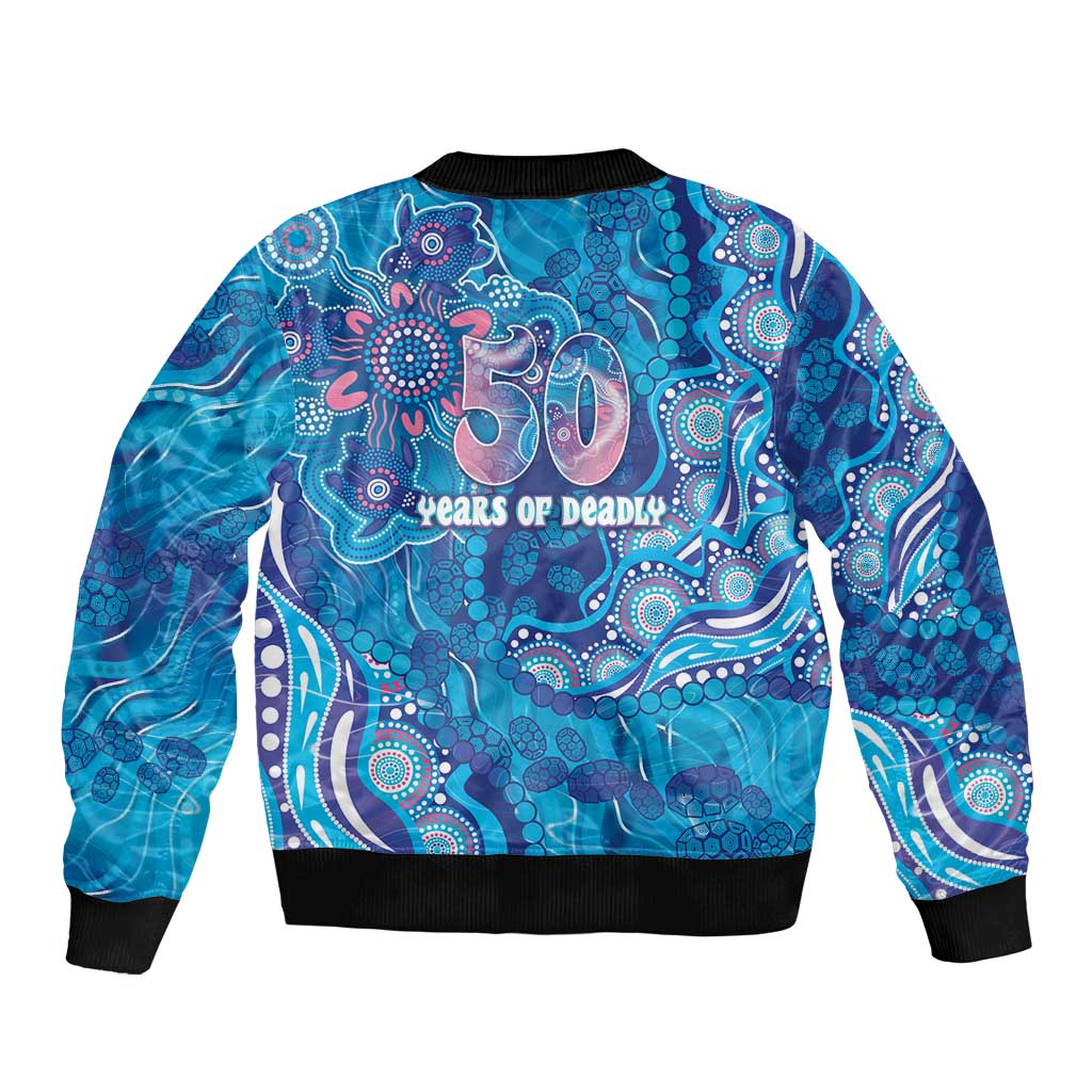 NAIDOC Week 2026 Bomber Jacket Turtle Dream On The Waves