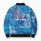 NAIDOC Week 2026 Bomber Puffer Jacket Turtle Dream On The Waves