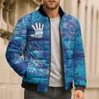 NAIDOC Week 2026 Bomber Puffer Jacket Turtle Dream On The Waves
