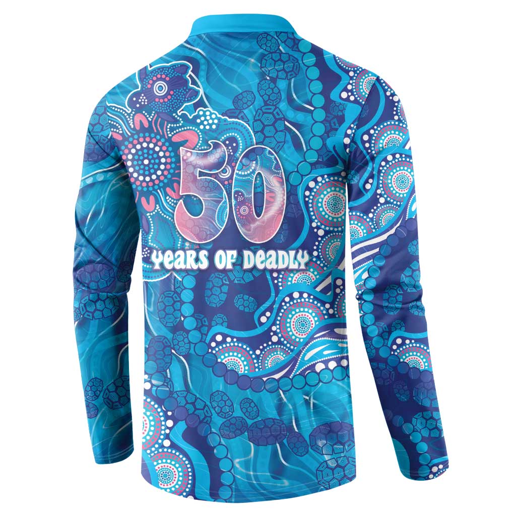 NAIDOC Week 2026 Button Sweatshirt Turtle Dream On The Waves