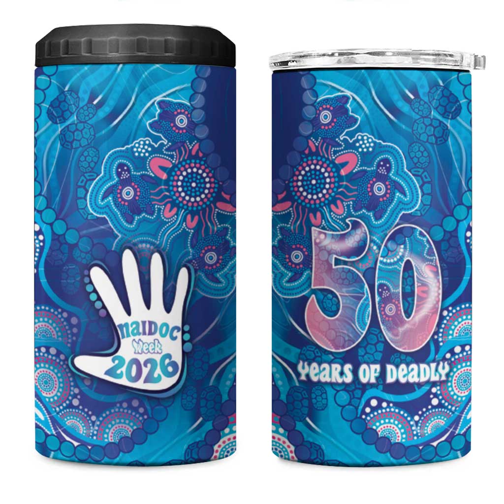 NAIDOC Week 2026 4 in 1 Can Cooler Tumbler Turtle Dream On The Waves