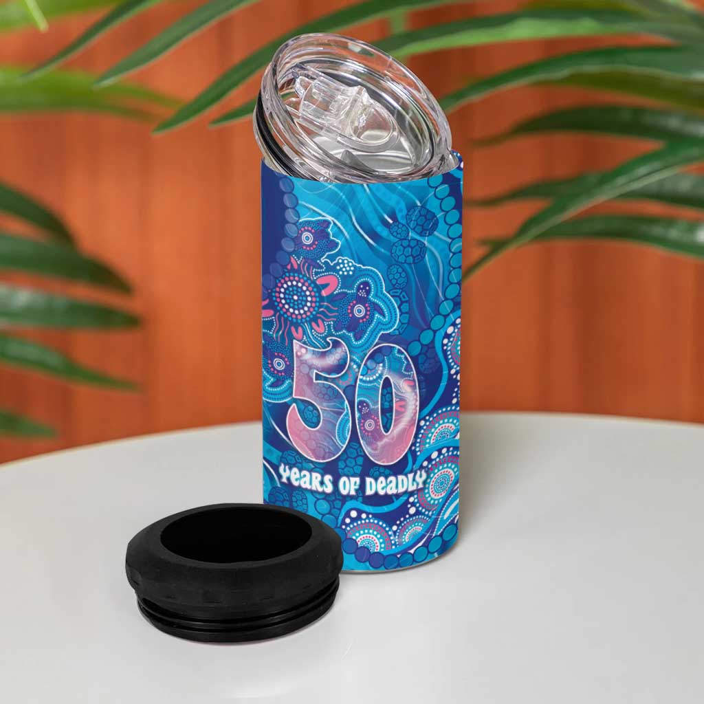 NAIDOC Week 2026 4 in 1 Can Cooler Tumbler Turtle Dream On The Waves