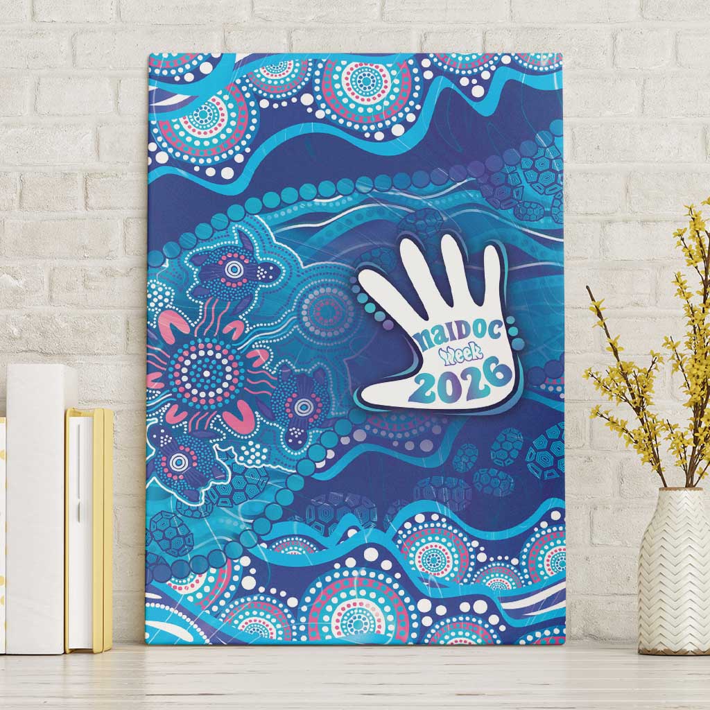 NAIDOC Week 2026 Canvas Wall Art Turtle Dream On The Waves