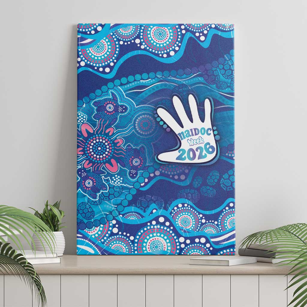 NAIDOC Week 2026 Canvas Wall Art Turtle Dream On The Waves