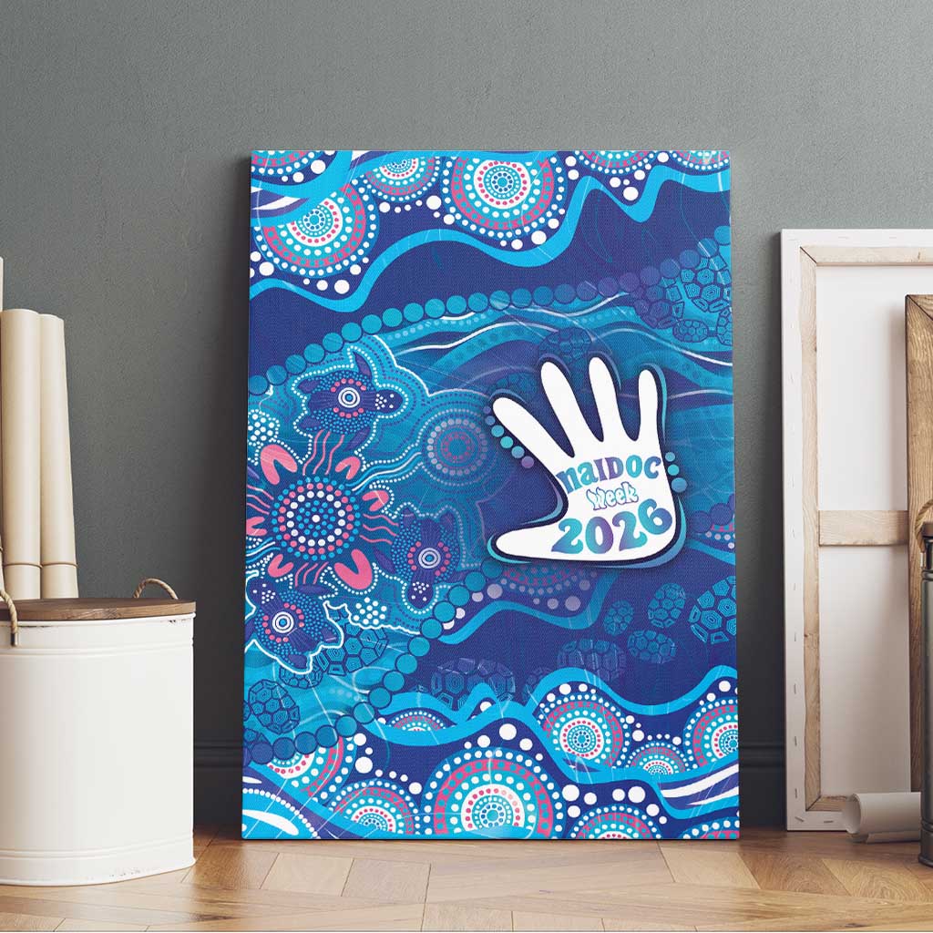 NAIDOC Week 2026 Canvas Wall Art Turtle Dream On The Waves
