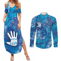 NAIDOC Week 2026 Couples Matching Summer Maxi Dress and Long Sleeve Button Shirt Turtle Dream On The Waves
