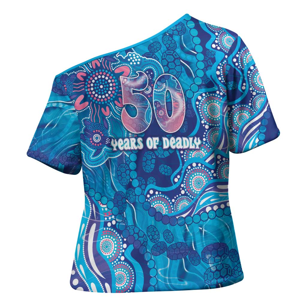 NAIDOC Week 2026 Cross Shoulder Shirt Turtle Dream On The Waves