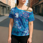 NAIDOC Week 2026 Cross Shoulder Shirt Turtle Dream On The Waves