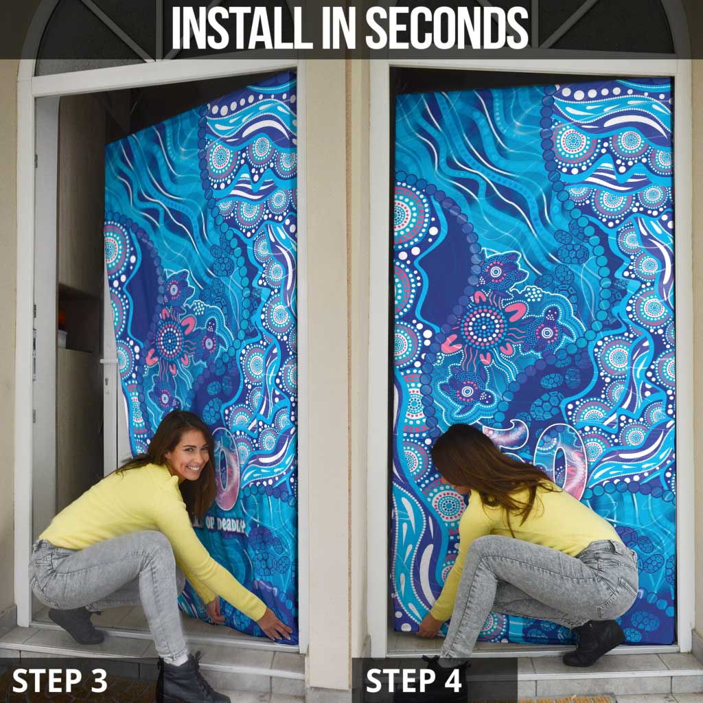 NAIDOC Week 2026 Door Cover Turtle Dream On The Waves