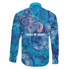 NAIDOC Week 2026 Family Matching Long Sleeve Bodycon Dress and Hawaiian Shirt Turtle Dream On The Waves