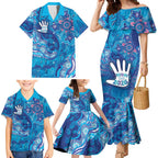 NAIDOC Week 2026 Family Matching Mermaid Dress and Hawaiian Shirt Turtle Dream On The Waves